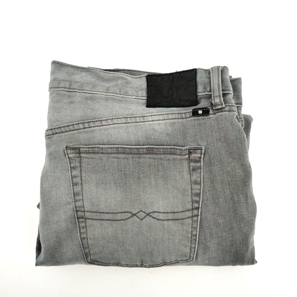 Lucky‎ Brand 121 Heritage Slim Jeans Men's 38x26 Gray Denim Distressed